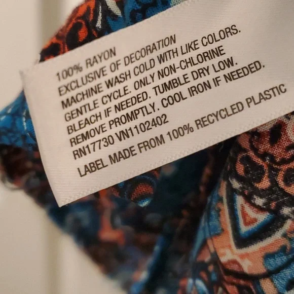 Mini Jumpsuit, Floral, Strapy, Pockets, Multicolor Blue, Medium, Xhilaration - Picture 5 of 8